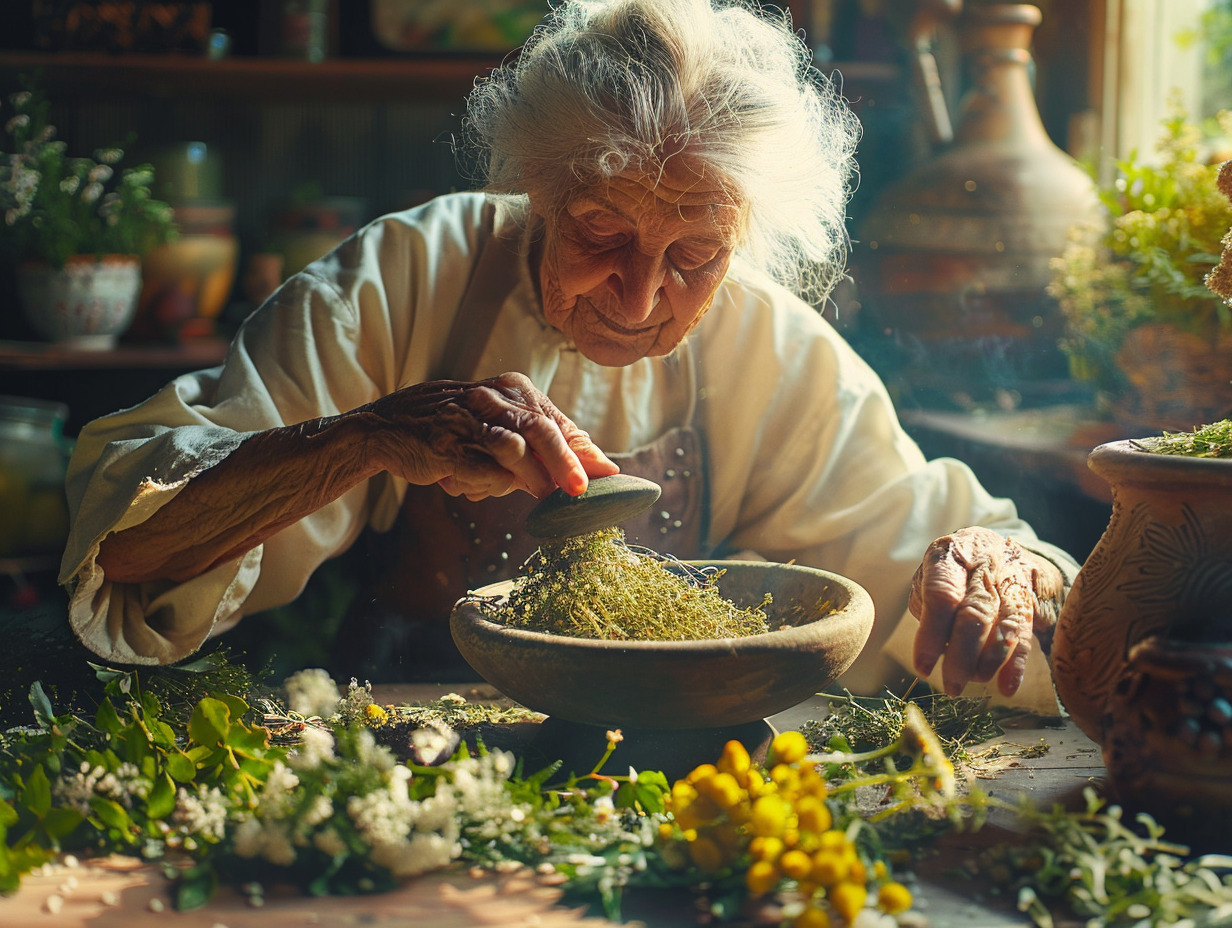 remède de grand-mère + genou