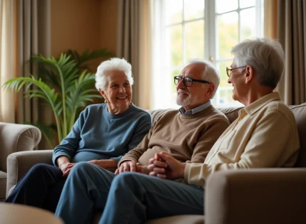 Les pensionnaires des maisons de retraite : entre confort et convivialité